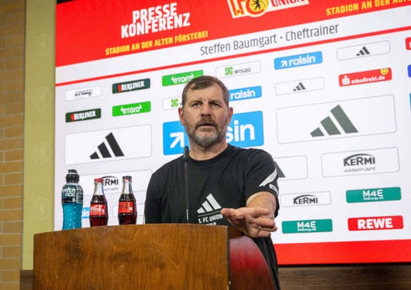 Fußball, Herren, Saison 2025 2026, 1. Bundesliga, 1. FC Union Berlin, Trainer Steffen Baumgart (1. FC Union Berlin), 27.11. 2025, Copyright: xMatthiasxKochx
