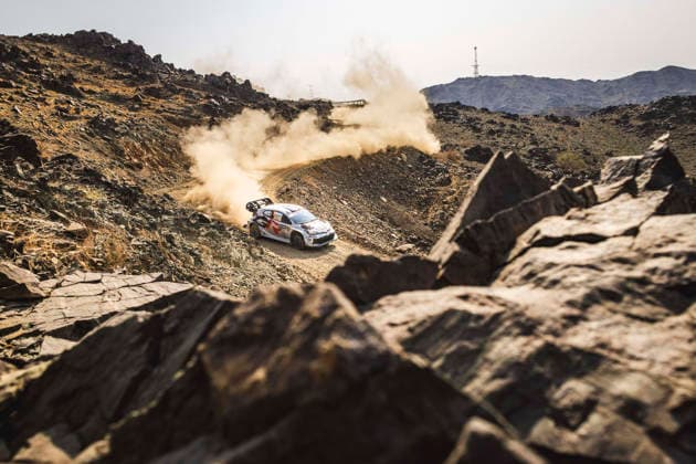 AUTO - WRC, Motorsport Rallye, WM - RALLY SAUDI ARABIA 2025 17 SÃ bastien OGIER, Vincent LANDAIS, Toyota GR Yaris Rally1, action during the 2025 Rally Saudi Arabia, 14th round of the 2025 WRC World Rally Car Championship, from November 27 to 30, 2025 at Jeddah, Mecca Province, Saudi Arabia - JeddahSaudi Arabia  Copyright: xNikosxKatikisx