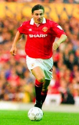 930818 Football, Premier League 1993-1994, Manchester United, ManU - Sheffield United: Manchester Uniteds Andrei Kanchelskis. Photo: BILDBYRAN D165_01 D165_01 scanx football fotboll soccer Premier League Manchester United Sheffield United england season 1993-1994 1993-94 1993 94 1993 august 18 bbeng dia Copyright: BILDBYRAN BB930818BB059