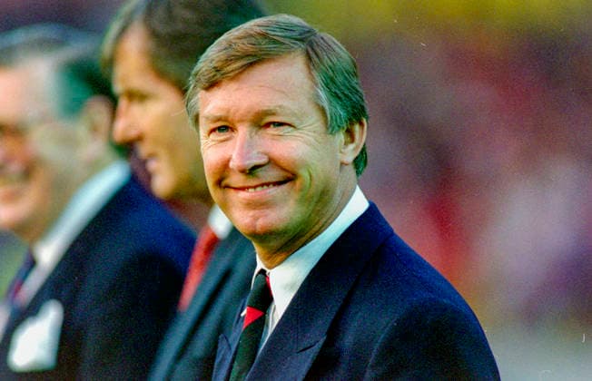 930818 Football, Premier League 1993-1994, Manchester United, ManU - Sheffield United: Manchester United manager Alex Ferguson. Photo: BILDBYRAN D165_01 D165_01 scanx football fotboll soccer Premier League Manchester United Sheffield United england season 1993-1994 1993-94 1993 94 1993 august 18 portrait bbeng dia Copyright: BILDBYRAN BB930818BB064