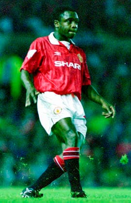 930818 Football, Premier League 1993-1994, Manchester United, ManU - Sheffield United: Manchester Uniteds Paul Parker. Photo: BILDBYRAN D165_01 D165_01 scanx football fotboll soccer Premier League Manchester United Sheffield United england season 1993-1994 1993-94 1993 94 1993 august 18 portrait bbeng dia Copyright: BILDBYRAN BB930818BB068
