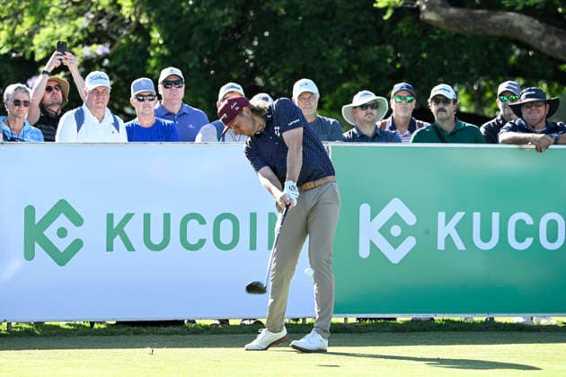 27th November 2025; Royal Queensland Golf Club, Brisbane, Queensland, Australia; BMW Australian PGA, Golf Herren Championship Golf, Round One; Cam Smith of Australia players a driver from the tee  NigelxOwen