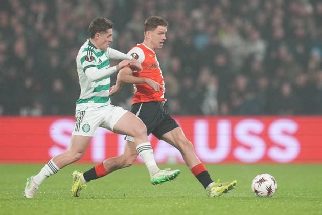 ROTTERDAM , 27-11-2025 , Stadium Feijenoord De Kuip , season 2025 2026 , UEFA Europa League football , match between Feyenoord and Celtic , picture shows Feyenoord player Gijs Smal Feyenoord - Celtic  x32218309x Copyright: