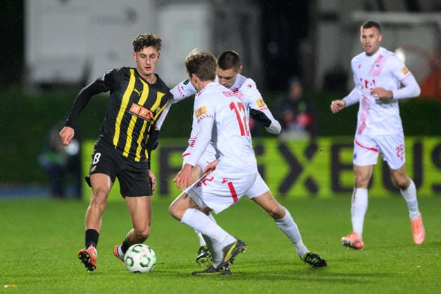 251127 Silas Andersen of Häcken during the UEFA Conference League between Zrinjski Mostar and Häcken on November 27, 2025 in Mostar. Photo: Daniel Stiller BILDBYRAN kod DS DS0531 fotboll football soccer fotball uefa conference league conference league zrinjski mostar häcken bbeng bbauto Copyright: DANIELxSTILLER BB251127DS011