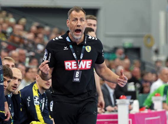 27.11.2025, xovx, Handball Daikin Handball Bundesliga, HSG Wetzlar - Rhein-Neckar Löwen Trainer Maik Machulla (Rhein-Neckar Löwen) Wetzlar Buderus-Arena Hessen Deutschland (DE)