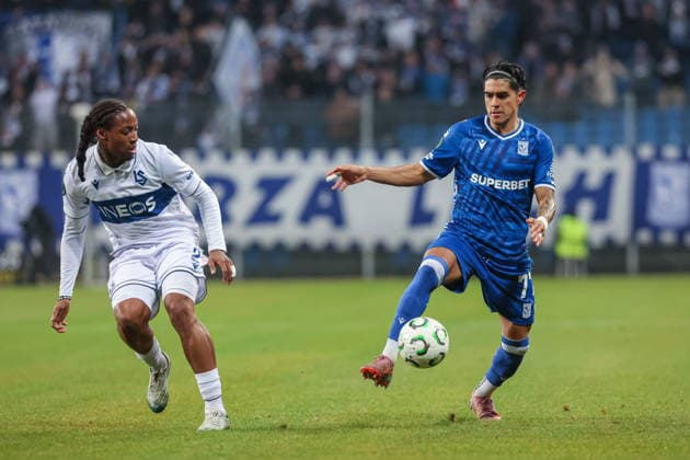 2025.11.27 Poznan Pilka nozna UEFA Liga Konferencji Faza Ligowa Lech Poznan - FC Lausanne N z Luis Palma Brandon Soppy Foto Pawel Jaskolka PressFocus 2025.11.27 Poznan Football UEFA Conference League Lech Poznan - FC Lausanne-Sport Credit: Pawel Jaskolka PressFocus NEWSPIX.PL --- newspix.pl 