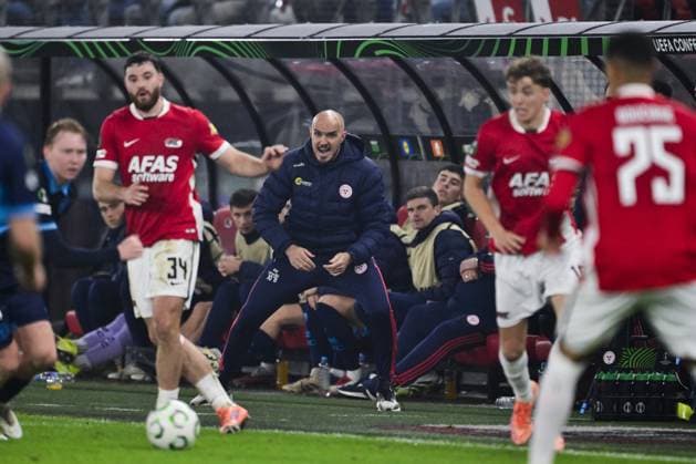 ALKMAAR - Shelbourne FC coach Joey O Brien during the Conference League match between AZ Alkmaar and Shelbourne FC at the AFAS Stadium on November 27, 2025, in Alkmaar, Netherlands. ANP OLAF KRAAK UEFA Conference League - matchday 4 2025-2026 xVIxANPxSportx xxANPxIVx 543229947 originalFilename: 543229947.jpg
