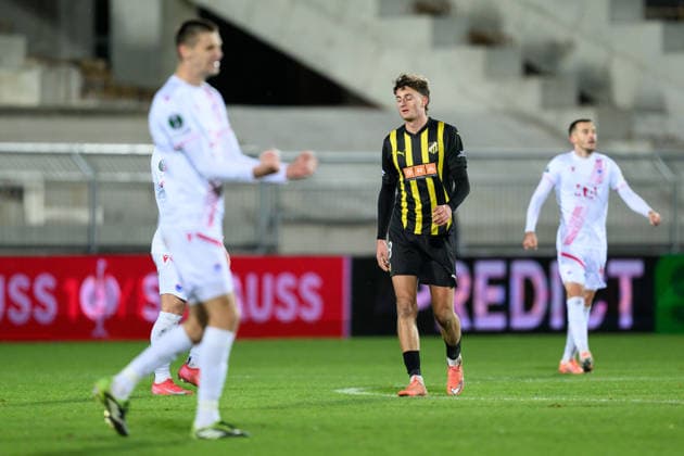 251127 Silas Andersen of Häcken looks dejected after the UEFA Conference League between Zrinjski Mostar and Häcken on November 27, 2025 in Mostar. Photo: Daniel Stiller BILDBYRAN kod DS DS0531 fotboll football soccer fotball uefa conference league conference league zrinjski mostar häcken bbeng bbauto depp Copyright: DANIELxSTILLER BB251127DS043