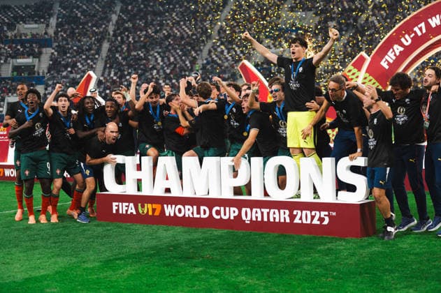 November 27, Khalifa International Stadium, Doha Qatar- FIFA U17, U 17 World Cup Final game between Portugal. Vs Austria (Photo by Samuel Ameyaw Yeboah)