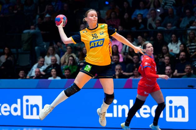 Handball, Frauen WM, Gruppe G: Schweden - Tschechien Elin Hansson (Schweden) Stuttgart Porsche Arena Baden-Württemberg Deutschland