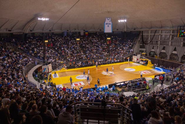FIBA World Cup European Qualifiers - Greece vs Romania - Panoramic view during the FIBA World Cup European Qualifiers 1st round group B basketball match between Greece and Romania held at Nick Galis Hall, on November 27, 2025, in Thessaloniki, Greece. IMAGO ONE INCH PRODUCTIONS THESSALONIKI GREECE Copyright: xOnexInchxProductionsx 6753561
