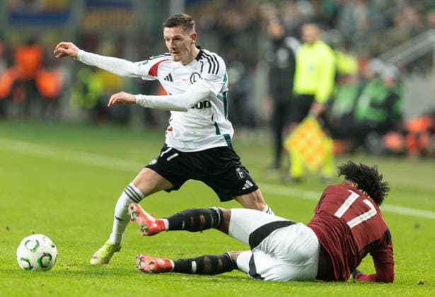 UEFA Conference League: Legia Warszawa vs Sparta Praha Ermal Krasniqi , Angelo Preciado during UEFA Conference League: Legia Warszawa vs Sparta Praha in Warsaw, Poland on November 27, 2025 Warsaw Poland  Copyright: xFotoxOlimpikx originalFilename:jastrzebowski-uefaconf251127_npaCu.jpg