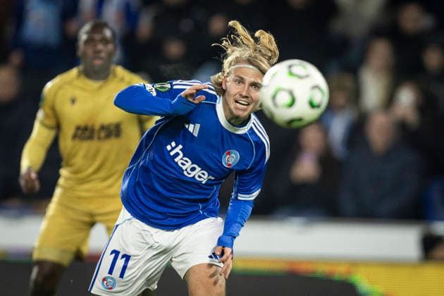 FOOTBALL: Racing Strasbourg (RCS) vs Crystal Palace UEFA Conference League - 27 11 2025 Stade de la Meinau. Strasbourg - France Sebastian Nanasi 11 (RCS)  Copyright: xelyxandroxcegarrax