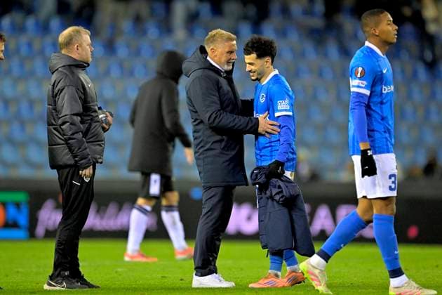 KRC Genk v Basel - UEFA Europa League GENK, BELGIUM - NOVEMBER 27 : Fink Thorsten head coach of KRC Genk during the UEFA Europa League 2025 26 League Phase MD5 match between KRC Genk and Basel on November 27, 2025 in Genk, Belgium, 27 11 2025 Genk Belgium  Copyright: xSesx