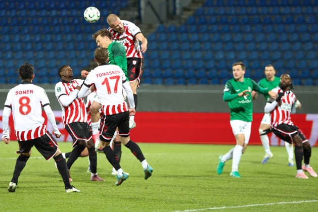 Football menÂ s. UEFA Conference League. Breidablik - Samsunspor. 27.11.25. Reykjavik. Iceland Copyright: xPawelxCieslikiewiczx 1J8A4748