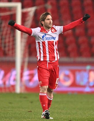 CRVENA ZVEZDA vs FCSB STEAUA BUCHAREST ALEKSANDAR KATAI football Crvena zvezda vs FCSB Steaua Bucharest during UEFA Europa league match at Rajko Mitic stadium, Belgrade 27.11.2025 Foto: FOOTBALL, UEFA EUROPA LEAGUE, CRVENA ZVEZDA, RED STAR, FCSB STEAUA BUCHAREST Belgrade Rajko Mitic stadium Serbia Copyright: xMarkoxMetlas xMNxPressx