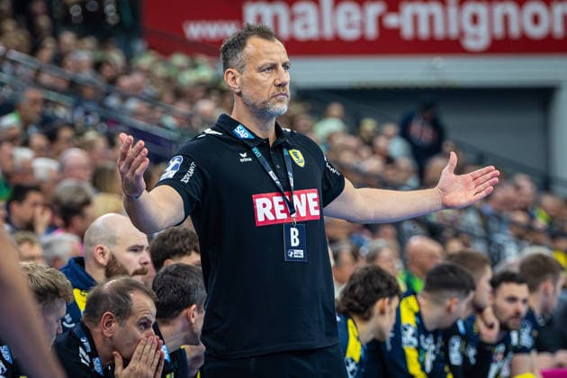 27.11.2025, xovx, Handball Daikin Handball Bundesliga, HSG Wetzlar - Rhein-Neckar Löwen Trainer Maik Machulla (Rhein-Neckar Löwen) Wetzlar Buderus-Arena Hessen Deutschland (DE)