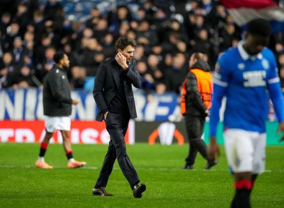 Rangers Head Coach Danny Rohl on the pitch at full-time. Final score Rangers 1 SC Braga 1. Rangers v Braga, UEFA Europa League, Group Stage, Football, Ibrox Stadium, Glasgow, Scotland, UK - 27 Nov 2025Glasgow Ibrox Scotland United Kingdom EDITORIAL USE ONLY No use with unauthorised audio, video, data, fixture lists, club league logos or live services. Online in-match use limited to 120 images, no video emulation. No use in betting, games or single club league player publications. Copyright: xStuartxWallace Shutterstockx 15928082ci