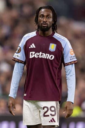 Aston Villa v BSC Young Boys Europa League 27 11 2025. Aston Villa forward Evann Guessand (29) during the Europa League match between Aston Villa and BSC Young Boys at Villa Park, Birmingham, England on 27 November 2025. Editorial use only , Copyright: xManjitxNarotrax PSI-23289-0139