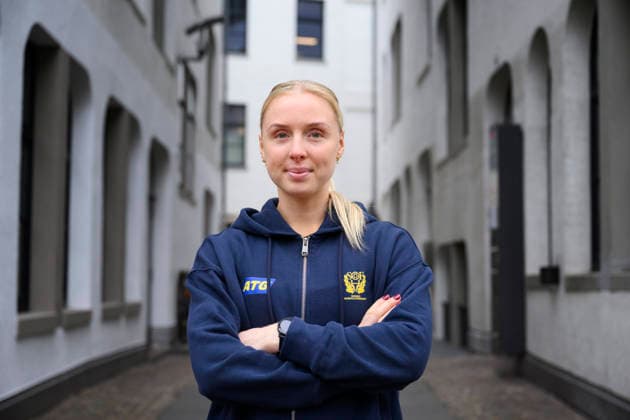 STUTTGART 20251128 Sveriges förbundskapten Matilda Lundström pa en pressträff under damernas handbolls-VM i Stuttgart, Tyskland. STUTTGART TYSKLAND x10070x