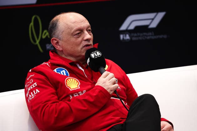 F1 - QATAR GRAND PRIX 2025 VASSEUR FrÃ dÃ ric (fra), Team Principal & General Manager of the Scuderia Ferrari, portrait during the 2025 Formula 1 Qatar Grand Prix, 23th round of the 2025 FIA Formula One World Championship, WM, Weltmeisterschaft from November 28 to 30, 2025 on the Lusail International Circuit, in Lusail, Qatar - LusailQatar  Copyright: xEricxAlonsox