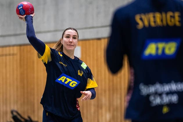 251128 Anna Lagerquist of the Swedish women s national handball team at a training session during the 2025 IHF World Women s Handball Championship on November 28, 2025 in Stuttgart. Photo: Emma Wallskog BILDBYRAN COP 320 EW0594 handball handboll handball bbeng vm handball-vm handbolls-vm ihf handball World Championship, WM, Weltmeisterschaft world handball championship 2025 world championship 2025 träning practice training sverige sweden day 3 dam Copyright: EMMAxWALLSKOG BB251128EW063