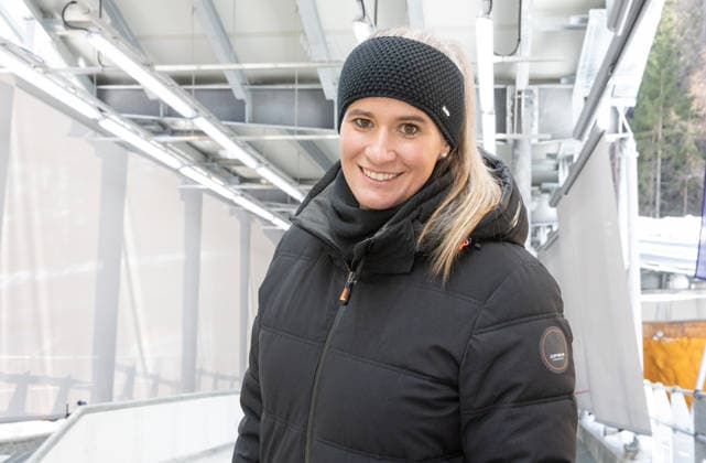 picture: Natalie Geisenberger 28.11.2025 luge training Olympia Ice Track Eugenio Monti Sliding Centre Cortina d Ampezzo, Italy (ITA) photographer: FIL Michael Kristen *** picture Natalie Geisenberger 28 11 2025 luge training Olympia Ice Track Eugenio Monti Sliding Center Cortina d Ampezzo, Italy ITA photographer FIL Michael Kristen