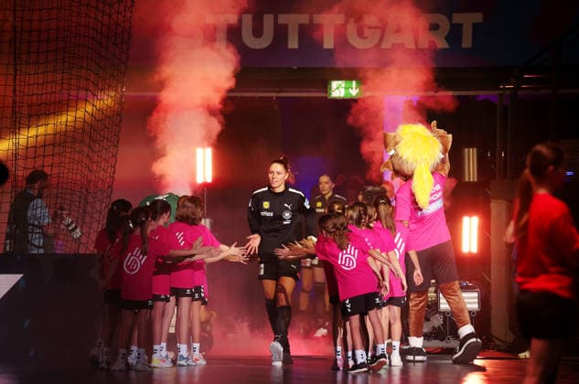 28.11.2025, Deutschland, Stuttgart, F27th IHF WomenÂ s World Championship, WM, Weltmeisterschaft 2025, Uruguay vs. Deutschland, Xenia Smits (GER)