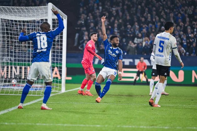 28.11.2025, Fussball, 2. Bundesliga, Saison 2025 2026, 14. Spieltag, FC Schalke 04 - SC Paderborn, Moussa Sylla (FC Schalke 04) xRHR-FOTO YYx Copyright: KROEGER RHR-FOTOx RHR-FOTO YY