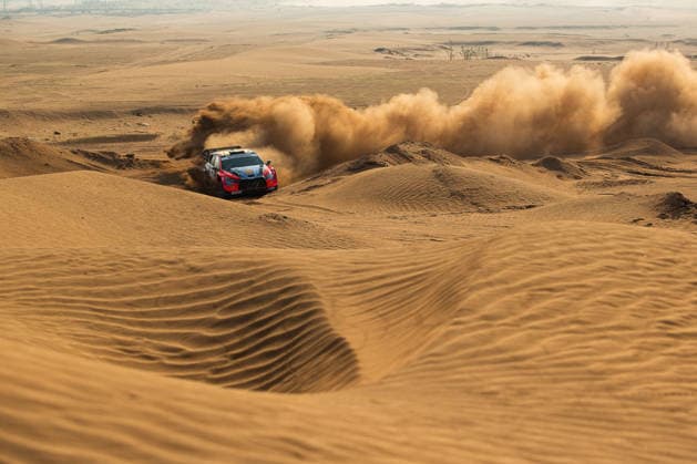 The Driver Thierry Neuville And Co-Driver Martijn Wydaeghe Of The Team Hyundai Shell Mobis World Rally Team,Hyundai I20 N Rally1 ,They Face 3rd The Day Of The Race,During Fia World Rally WRC, Motorsport Rallye, WM Rally Saudi Arabia 2025 28 November Jeddah Arabia Saudita  Copyright: xLucaxBarsali IPAxSportx xipa-agency.netx xx IPA_68484964 IPA_Agency_IPA68484964