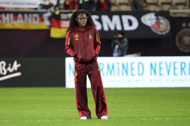 28.11.2025, Fussball, Frauen, UEFA Women s Nations League Finale 2025, Deutschland - Spanien, Nicole Anyomi (Deutschland) Kaiserslautern Fritz-Walter-Stadion Rheinland-Pfalz Deutschland (DEU) Copyright: xSebastianxBachx