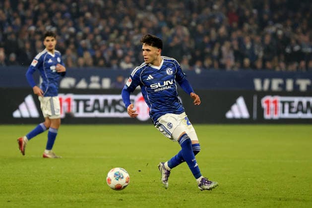 Soufiane El-Faouzi (FC Schalke 04) beim Spiel der 2. Bundesliga (Saison 2025 26) FC Schalke 04 - SC Paderborn 07 Copyright: Thomas Pakusch