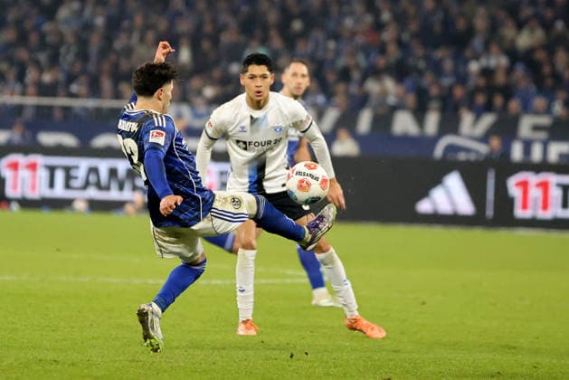 Soufiane El-Faouzi (FC Schalke 04) beim Spiel der 2. Bundesliga (Saison 2025 26) FC Schalke 04 - SC Paderborn 07 Copyright: Thomas Pakusch