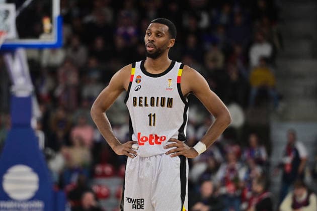 BASKET : France vs Belgique - Rouen - 28 11 2025 Loic Schwartz ( 11 - Belgium ) during the FIBA European Qualifiers match between France and Belgium at Kindarena on November 28, 2025 in Rouen, France. ( Photo by Federico Pestellini PSNewz ) - RouenFrance  Copyright: xFedericoxPestellinix