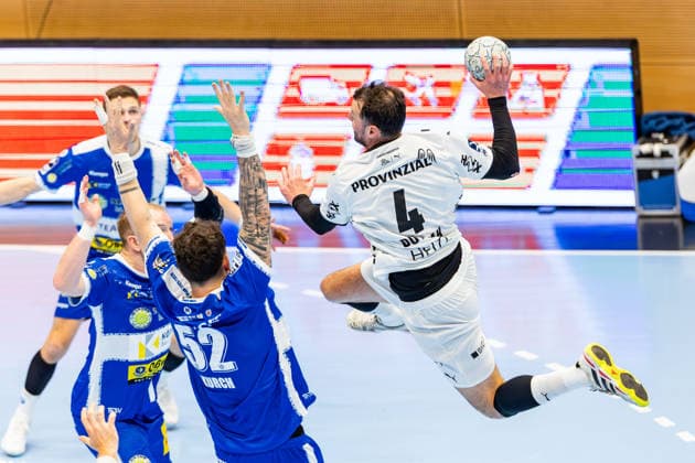 28.11.2025, GER, Handball, Maenner, Saison 25 26, Daikin 1.Bl, 14.Spieltag, ThSV Eisenach - THW Kiel Domagoj Duvnjak (THW Kiel) 99817 Eisenach Werner-Assmann-Halle Am Sportp Thueringen Deutschland