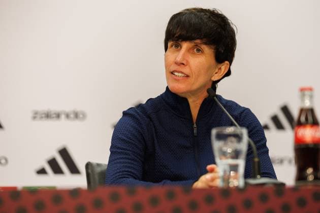 Sonia Bermduez (Trainerin Spanien), Deutschland vs Spanien Fussball, UEFA Womens Nations League, Finale, Saison 2025 2026, 28.11.2025 Deutschland vs Spanien Fussball, UEFA Womens Nations League, Finale, Saison 2025 2026, 28.11.2025 Copyright: xEibner-Pressefoto AlexanderxNeisx EP_ANS