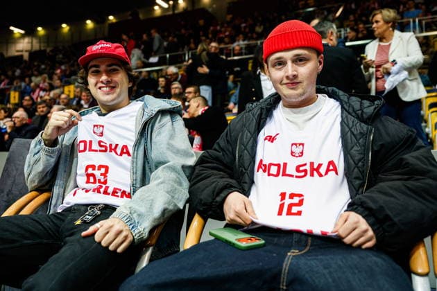 GDYNIA 28.11.2025 KWALIFIKACJE DO MISTRZOSTW SWIATA QUATAR 2027 MEZCZYZN MECZ: POLSKA - AUSTRIA WORLD CUP EUROPEAN QUALIFIERS QUATAR 2027 MENS GAME NZ Bartek Kubicki, Patryk Lubas FOT. KRZYSZTOF POLACZYK 058SPORT.PL NEWSPIX.PL --- newspix.pl 