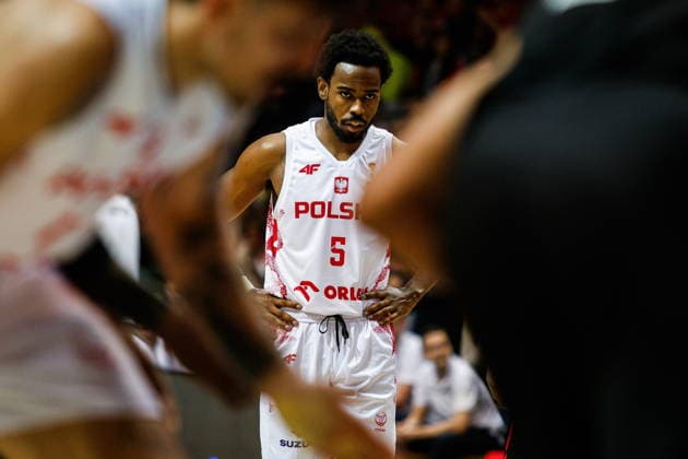 GDYNIA 28.11.2025 KWALIFIKACJE DO MISTRZOSTW SWIATA QUATAR 2027 MEZCZYZN MECZ: POLSKA - AUSTRIA WORLD CUP EUROPEAN QUALIFIERS QUATAR 2027 MENS GAME NZ Jerrick Harding , FOT. KRZYSZTOF POLACZYK 058SPORT.PL NEWSPIX.PL --- newspix.pl 