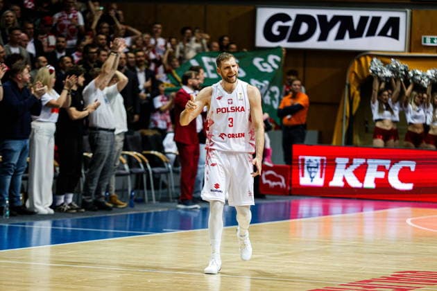 GDYNIA 28.11.2025 KWALIFIKACJE DO MISTRZOSTW SWIATA QUATAR 2027 MEZCZYZN MECZ: POLSKA - AUSTRIA WORLD CUP EUROPEAN QUALIFIERS QUATAR 2027 MENS GAME NZ radosc celebration cieszynka , Michal Sokolowski , FOT. KRZYSZTOF POLACZYK 058SPORT.PL NEWSPIX.PL --- newspix.pl 