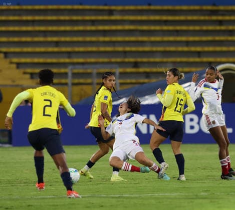FBL LIGA NACIONES CONMEBOL ECUADOR VS VENEZUELA Quito, viernes 28 de noviembre del 2025 Cotejo entre Ecuador y Venezuela Femenino, por la fecha 3 de La Liga de Naciones de la Conmebol, clasificatoriopara para el Mundial Femenino, en el Estadio Olimpico Atahualpa. Fotos: API Rolando Enriquez Quito Pichincha Ecuador Copyright: xROLANDOxENRIQUEZx