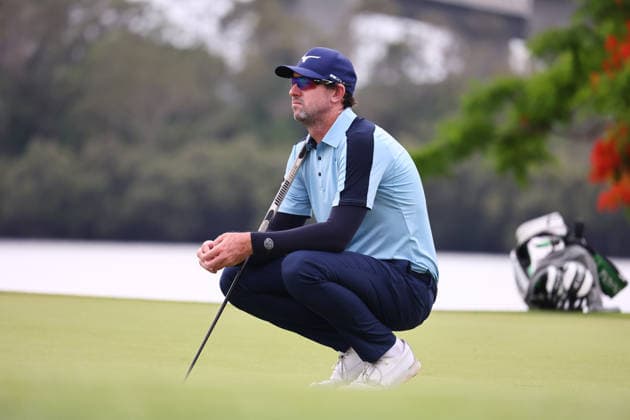 GOLF AUSTRALIAN PGA, Golf Herren Australia s Brett Rankin on the 5th hole during Round 3 of the Australian PGA Championship at Royal Queensland Golf Club in Brisbane, Saturday, November 29, 2025. ( NO ARCHIVING, EDITORIAL USE ONLY BRISBANE QUEENSLAND AUSTRALIA  Copyright: xJASONxO BRIENx 20251129126206627429