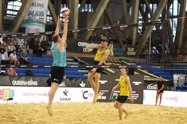 Match action during the Queen & King Of The Court, Volleyball Crown Series at the Crystal Palace National Sports Centre, London, United Kingdom on 28 November 2025. Copyright: xJoshuaxSmithx 44320052