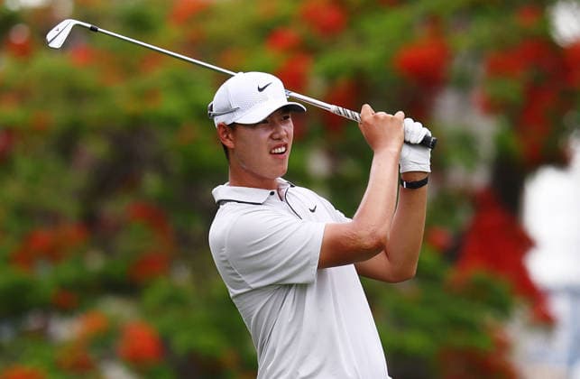 GOLF AUSTRALIAN PGA, Golf Herren China s Wenyi Ding during the Australian PGA Championship at Royal Queensland Golf Club in Brisbane, Saturday, November 29, 2025. ( NO ARCHIVING, EDITORIAL USE ONLY BRISBANE QUEENSLAND AUSTRALIA  Copyright: xx 20251129126142682346