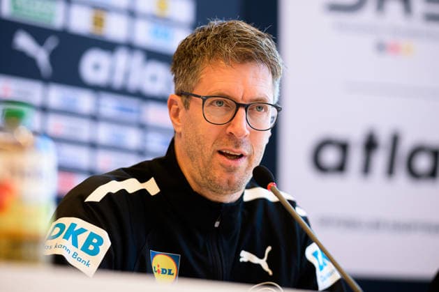 Handball, Frauen Deutschland - Pressekonferenz Trainer Markus Gaugisch (Deutschland) Ludwigsburg Forum am Schlosspark Baden-Württemberg Deutschland