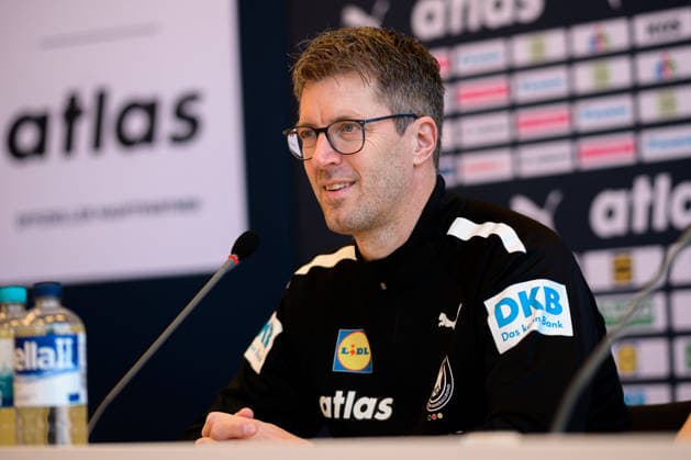 Handball, Frauen Deutschland - Pressekonferenz Trainer Markus Gaugisch (Deutschland) Ludwigsburg Forum am Schlosspark Baden-Württemberg Deutschland