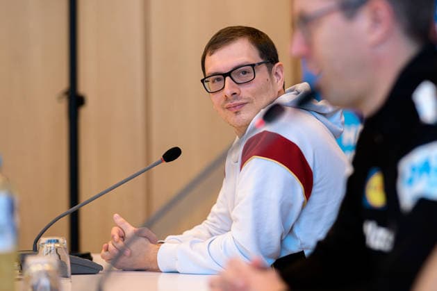 Handball, Frauen Deutschland - Pressekonferenz Pressesprecher Tobias Krumm Ludwigsburg Forum am Schlosspark Baden-Württemberg Deutschland