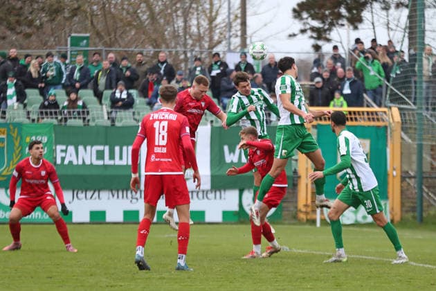 Fußball Regionalliga Nordost: BSG Chemie Leipzig - FSV Zwickau; 29.11.2025 Fußball, Regionalliga Nordost, Saison 2025 2026, 17. Spieltag: BSG Chemie Leipzig vs. FSV Zwickau am 29.11.2025 im Alfred-Kunze-Sportpark, Leipzig Leutzsch. Copyright: xBEAUTIFULxSPORTS JanxKaeferx