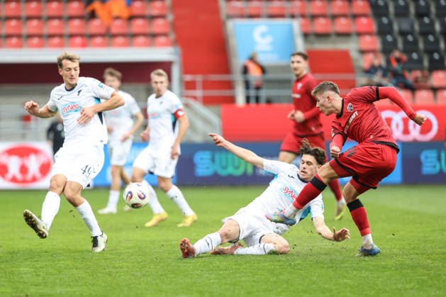 3. Liga; FC Ingolstadt 04 - TSG Hoffenheim II; Torchance verpasst Gustav Christensen (24, FCI) Erlein Luca (24 TSG) Lührs Yannik (49 TSG) 3. Liga - FC Ingolstadt 04 Saison 2025 2026 TSG Hoffenheim II