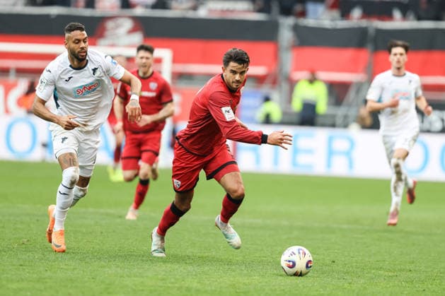 3. Liga; FC Ingolstadt 04 - TSG Hoffenheim II; Gustav Christensen (24, FCI) Reisig Ruben (17 TSG) 3. Liga - FC Ingolstadt 04 Saison 2025 2026 TSG Hoffenheim II