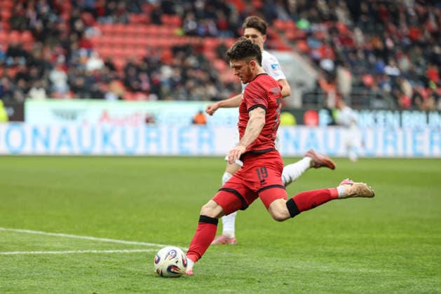 3. Liga; FC Ingolstadt 04 - TSG Hoffenheim II; Torchance verpasst Linus Rosenlöcher (19, FCI) 3. Liga - FC Ingolstadt 04 Saison 2025 2026 TSG Hoffenheim II